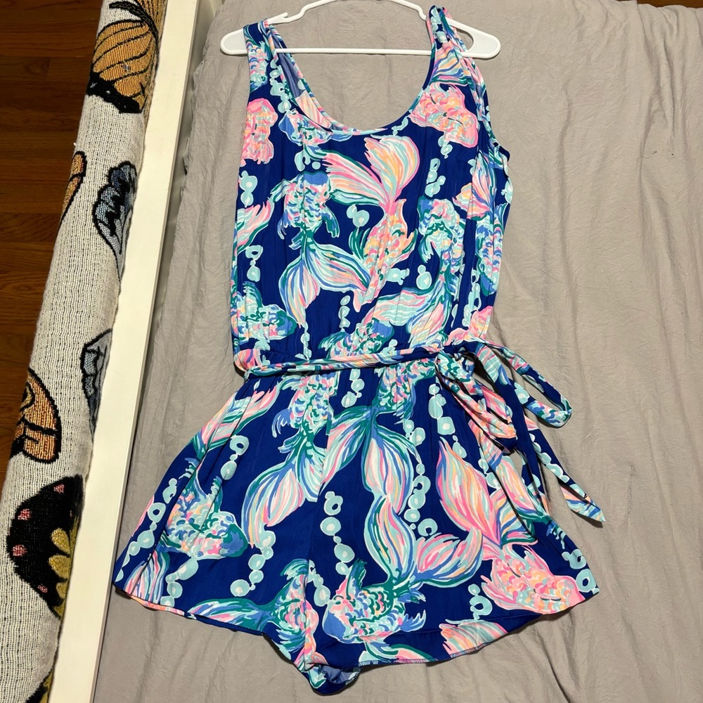 Lilly Pulitzer Blue Romper